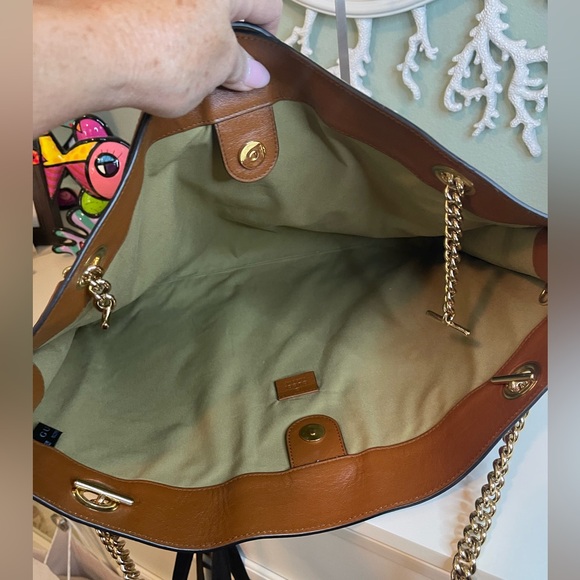 Gucci Rajah Canvas Tote  Large - Picture 3 of 5